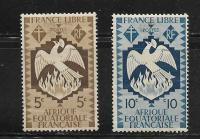 Francuska Afryka Równikowa, Mi: FR-EQ 163-164, 1941 rok