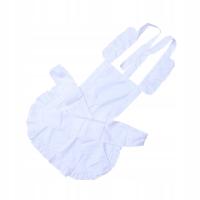 1SZT FARTUCH DAMSKI Z KORONKI BAWEŁNIANY Z WIĄZANIEM BIAŁY