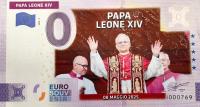 Banknot 0 Euro 2025 ( Watykan ) - Papa Leon XIV - 08 Maggio 2025