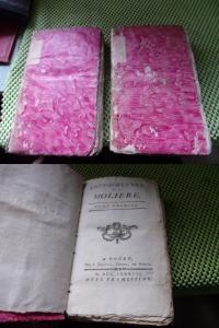 2 tomy komplet ARCYDZIEŁA MOLIERA komedie półpergamin UNIKAT 1787