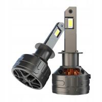 Zestaw 2 żarówek LED do świateł przeciwmgielnych 8000LM Łatwy montaż Samochody Ciężarówki H1