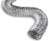 Вентиляционная труба алюминиевая гибкая фи 125 10М гибкое соединение аттестация