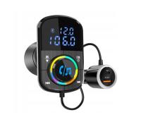 Transmiter Bluetooth FM Navitel BHF08 Pro zestaw głośnomówiący USB-A USB-C