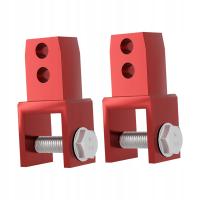 2Pcs Extender Taper Riser Replace High Performance Height Extension Red