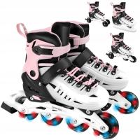 Łyżworolki dziecięce Spokey KIDO regulowane 4w1 z kółkami LED