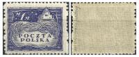 1919 Polska Fi.92 ** ciemnofioletowy y1 WYDANIE MARKOWE gwar. J.WALOCHA PZF