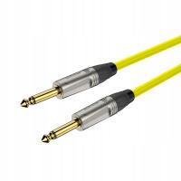 KABEL PRZEWÓD INSTRUMENTALNY JACK 6.3mm 5M POZŁACANY 6.3MM ROXTONE SOLINDY