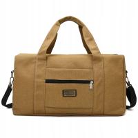 TORBA PODRÓŻNA DO SAMOLOTU BAGAŻ PODRĘCZNY WIZZAIR RYANAIR POJEMNA BRĄZOWA