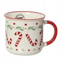 Kubek świąteczny porcelanowy na kawę herbatę 325 ml 1szt