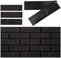 Stara Cegła Dekoracyjna Elewacyjna Elastyczna Próbki Czarna 209