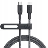 Высокоскоростной кабель Anker 544 Bio-Nylon USB-C к USB-C 140 Вт 1,8 м Черный