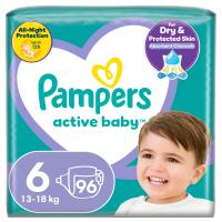 Pampers Active Baby подгузники детские подгузники размер 6, 96 шт, 13-18 кг