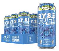 Fuel Energy Drink, Sour Blue Raspberry - 12 x 473 ml.