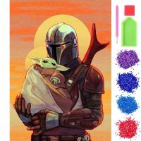 HAFT DIAMENTOWY MOZAIKA 5D STAR WARS MANDALORIAN