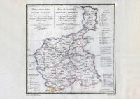 Stara Mappa Generalna Krolestwa Polskiego - 1829 - Piadyszew - 140x100