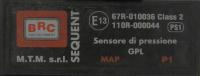 Газовое оборудование BRC 67R-010036 газовый датчик mapsensor