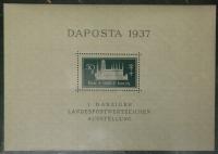 Gdańsk W. M, bloczek filatelistyczny (50