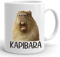Kubek prezentowy KAPIBARA zęby na prezent 330 ml