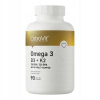 OstroVit Omega 3 D3 K2 90 caps жирные кислоты