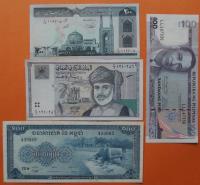 ZEST> BANKNOTÓW - IRAN - OMAN - FILIPINY - KAMBODŻA / UNC/2-