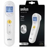 МЕДИЦИНСКИЙ БЕСКОНТАКТНЫЙ ЭЛЕКТРОННЫЙ ТЕРМОМЕТР ДЛЯ ЛБА BRAUN SENSIAN3 BNT050