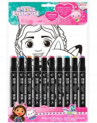 MALOWANIE PO NUMERKACH NUMERACH KOCI DOMEK GABI ZESTAW KREATYWNY MAZAKI