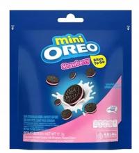 Печенье OREO Mini Strawberry миниатюрное клубничное печенье 61,3 г