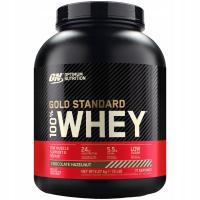 OPTIMUM WHEY GOLD STANDARD 2270g BIAŁKO WPI ON Czekolada-orzech