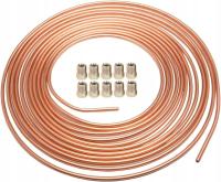 Медная трубка для тормозных магистралей диск 10м 10шт наконечников M10x1