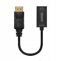 SAVIO AK-62 Adapter DisplayPort (M) – HDMI (F) 4K
