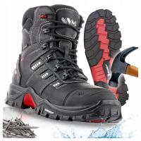 Buty robocze trzewiki męskie BHP wysokie VM Michelin Portland S3 HRO WR