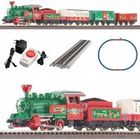 PIKO 57081 H0 Kolejka elektryczna z parowozem świątecznym i wagonami