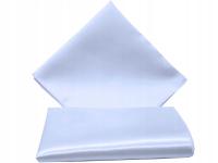 БЕЛЫЙ ГЛАДКИЙ НАГРУДНЫЙ ПЛАТОК БУТОНЬЕРКА