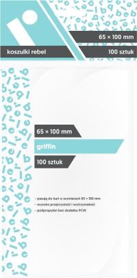 Футболки Rebel 65x100 для карт Abyss Small World Griffin 100 шт