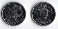 SWAILAND / ESWATINI 2015 20 CENTS