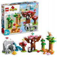 LEGO Duplo Dzikie zwierzęta Azji Figurki Odgłosy 10974