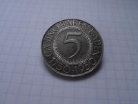 5 marek 1950 Casino Baden-Baden srebro 13,2 gr.