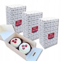 Pudełko na ciasta Wypieki babeczki Merry Christmas 12,5x21x7cm EKO 20 sztuk