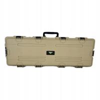 KUFER NA BROŃ 102 x 36 x14 WALIZKA FUTERAŁ AR-15 TRADEGREEN Tactical TAN