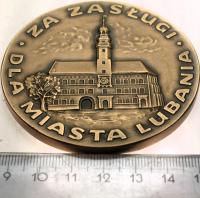 Medal Za Zasługi dla Miasta Lubania Lubań MENNICA