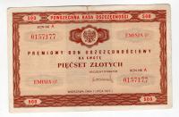 Bon Oszczędnościowy PKO 500 zł 1971