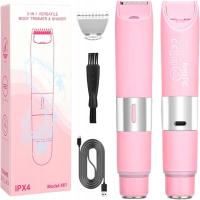 Bezbolesny depilator trymer golarka damska do bikini twarzy ciała nóg 2w1