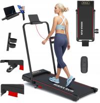 BIEŻNIA ELEKTRYCZNA DOMOWA 2w1 SKŁADANA 12 KM/H AMORTYZACJA WZNOS PILOT