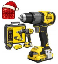 Wiertarko-wkrętarka Stanley FatMax V20 SFMCD726D2K 18 V 2 x akumulator 2 Ah