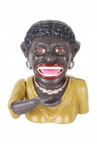 Подвижная английская копилка-негр