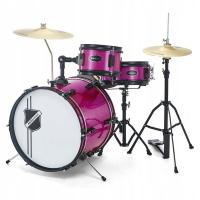 Perkusja Millenium Youngster Drum Set Pink Spkl