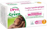 Love&Green Pieluszki naturelle rozmiar 3 4-9 kg X4 52szt208szt
