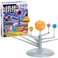 2X ZESTAW KREATYWNY DO MALOWANIA UKŁAD SŁONECZNY MODEL EDUKACYJNY PLANETY 3
