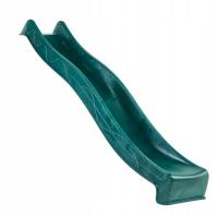 Zjeżdżalnia 3m dla dzieci na plac zabaw - zielona, wodna KBT 300 cm