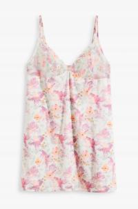 KOSZULKA NOCNA SATYNOWA WE WZORY__44/46